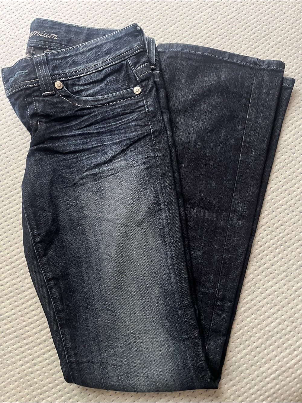 Guess Women's Boot Cut Jeans in Dark Indigo Wash